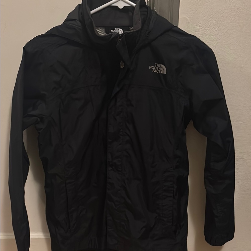 The North Face  Black Raincoat